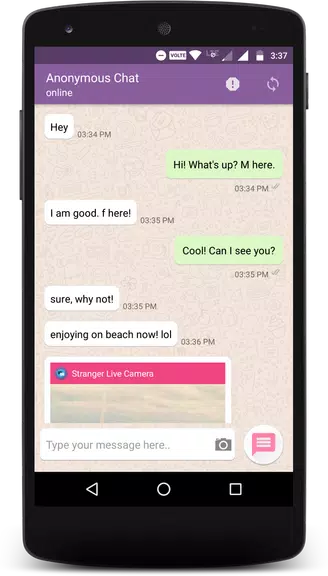 Anonymous Chat & Date for Stranger ภาพหน้าจอ 1
