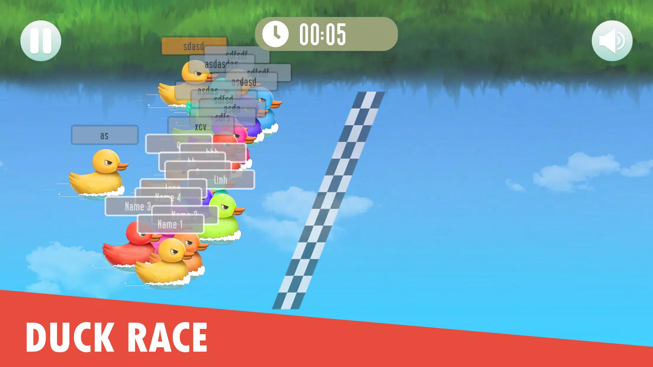 Duck Race: Name Picker স্ক্রিনশট 0