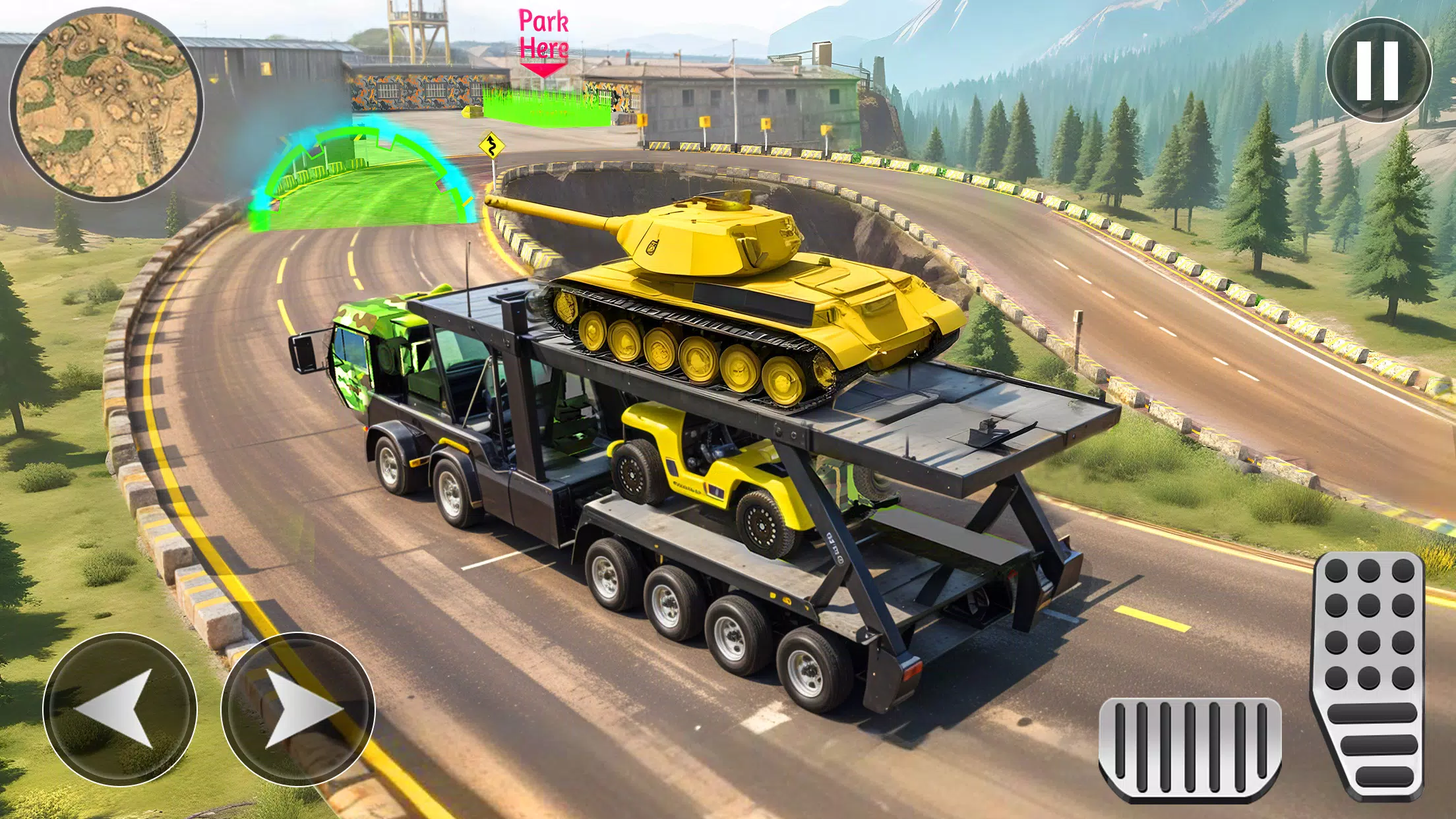 Army Cargo Truck Driving Games 스크린샷 3