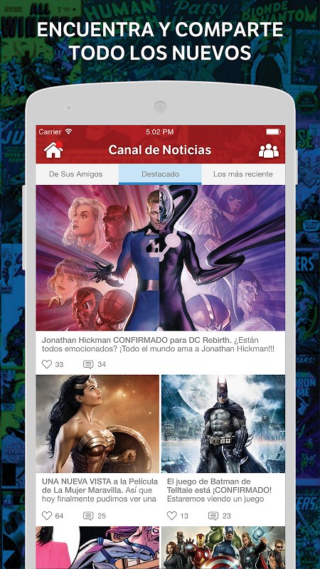 Comics Amino en Español স্ক্রিনশট 2