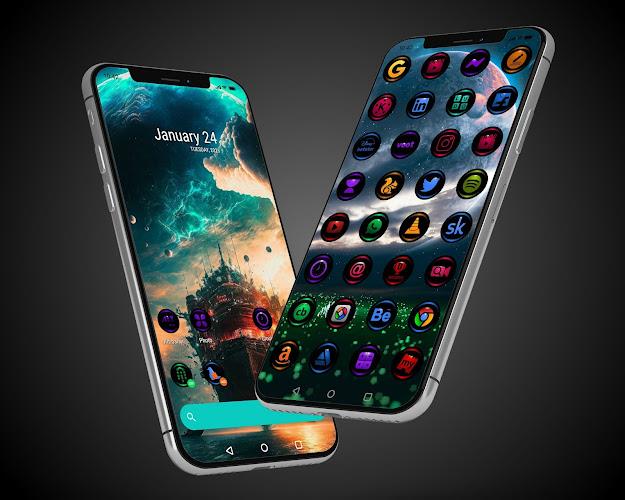 Galaxy Theme Tangkapan skrin 1