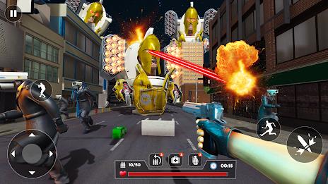 Toilet FPS Shooting Games: Gun Schermafbeelding 3