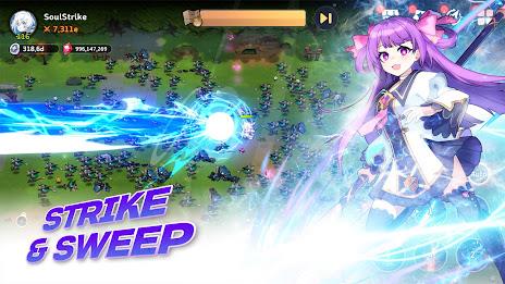 Soul Strike! Idle RPG ภาพหน้าจอ 1