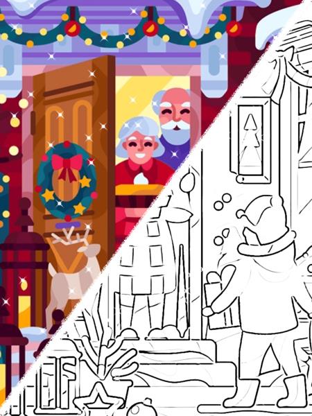 Christmas Coloring Pages Screenshot 3