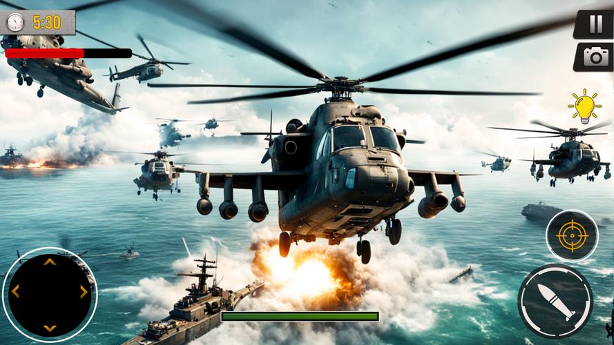 Gunship Battle Offline Game স্ক্রিনশট 0