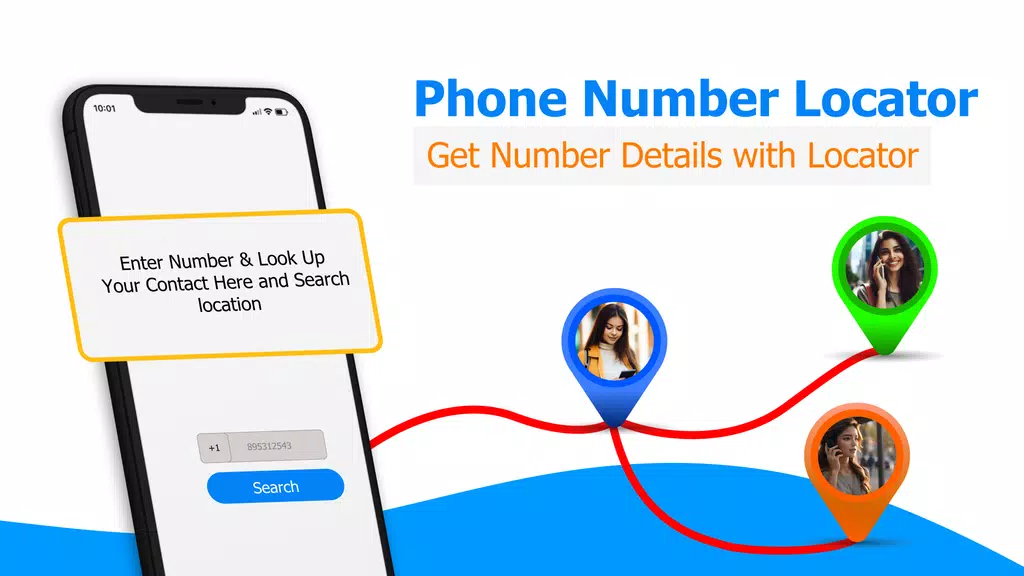 GPS Mobile Number locator App Captura de tela 1