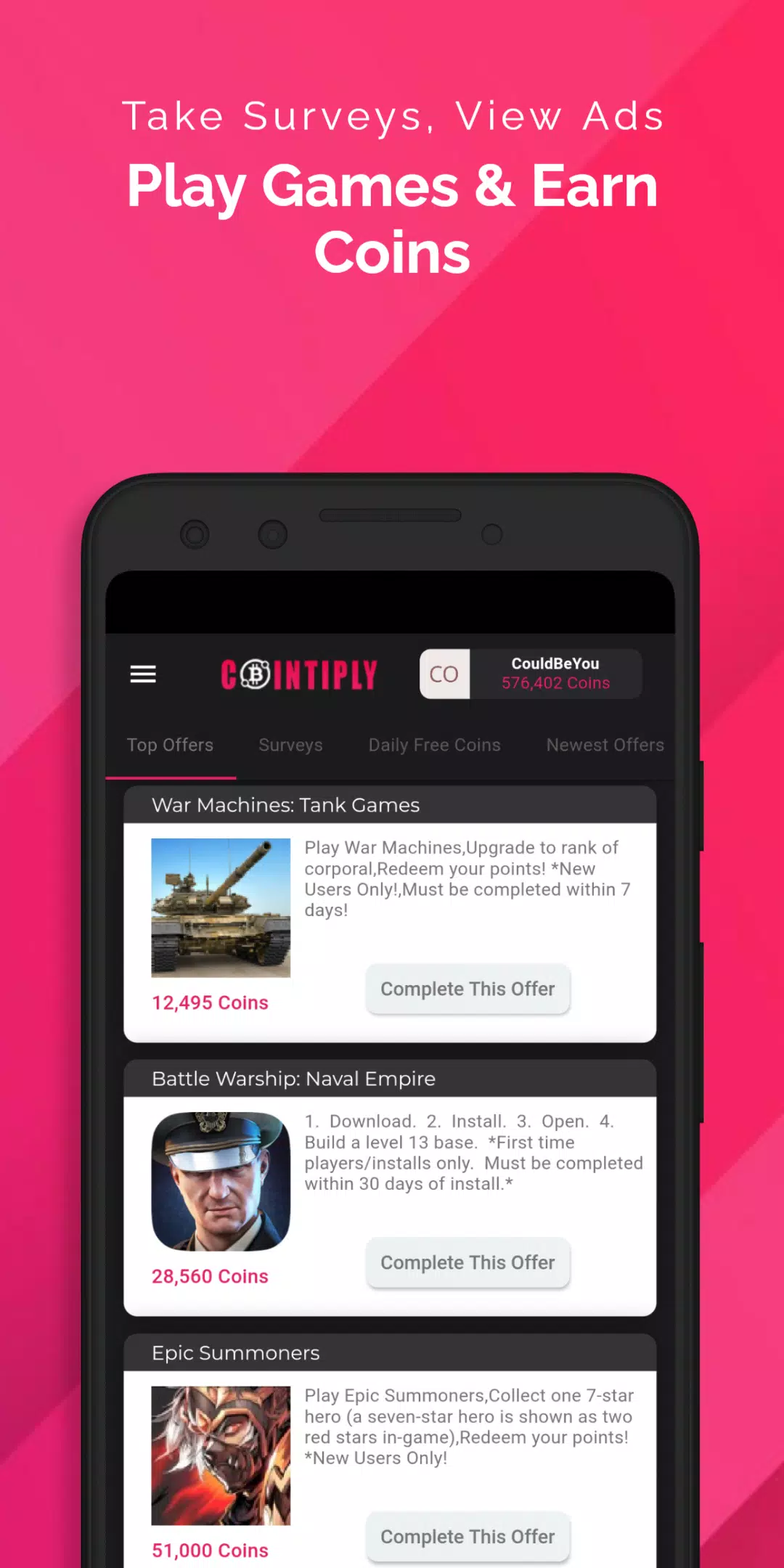 Cointiply - Earn Real Bitcoin應用截圖第1張