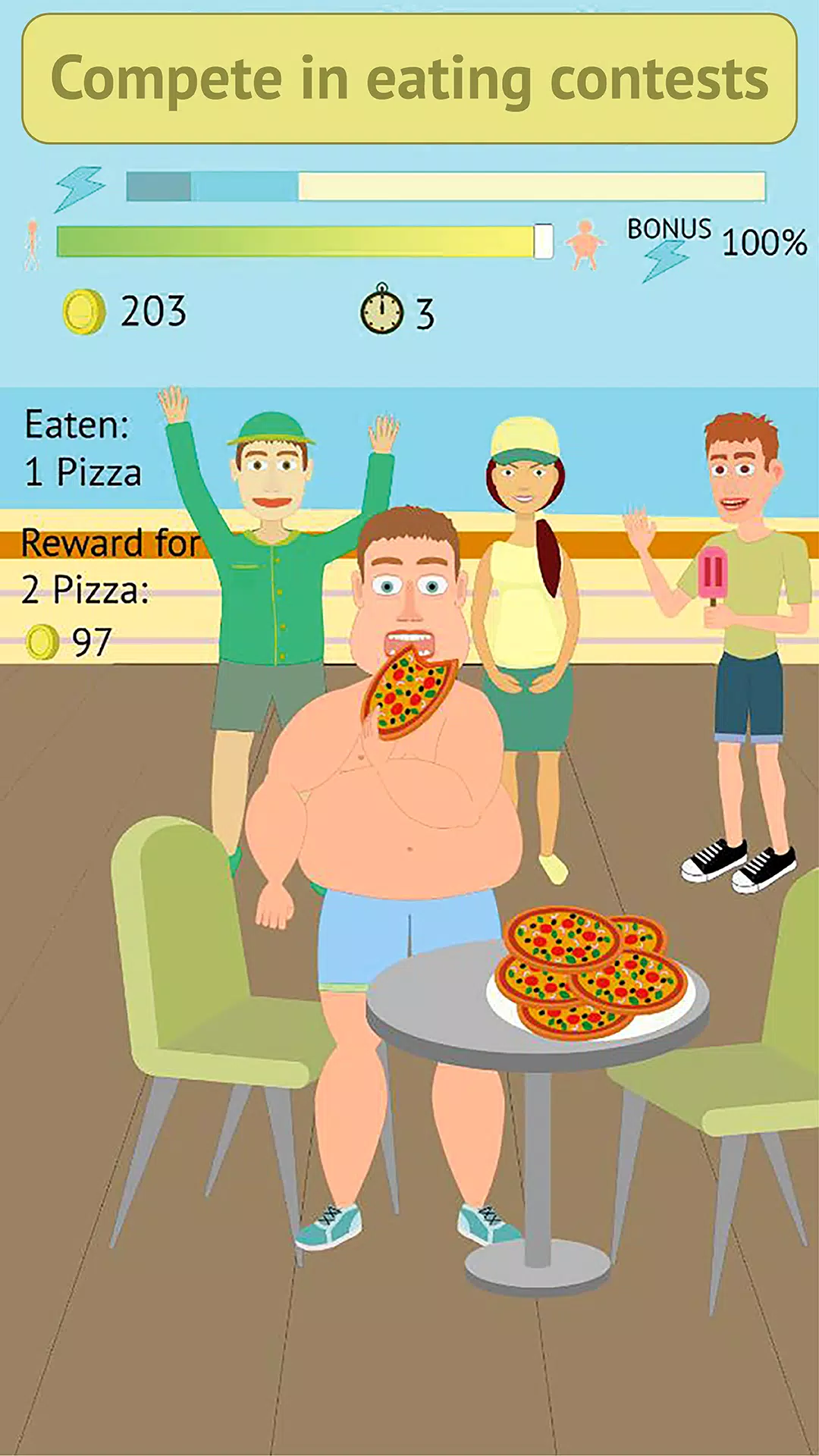 Eat and Run Clicker Zrzut ekranu 2