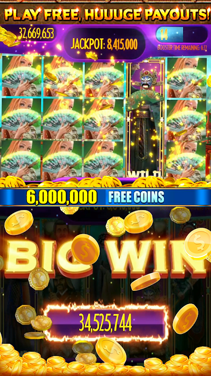 Chinese Opera Dynasty Free Vegas Slot Machine Ekran Görüntüsü 1