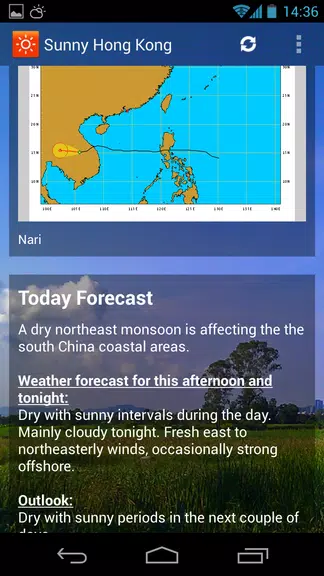 Sunny HK -Weather&Clock Widget Ảnh chụp màn hình 1