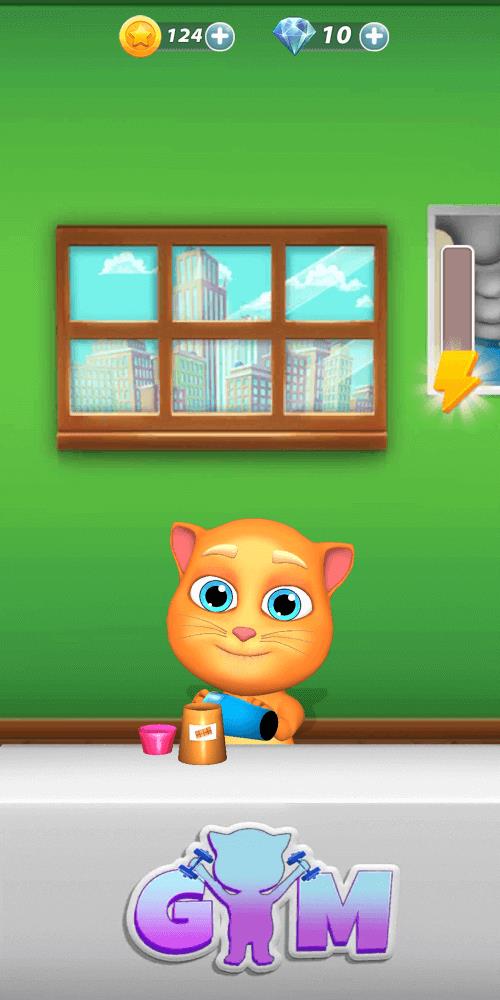 Virtual Pet Tommy - Cat Game Captura de tela 2