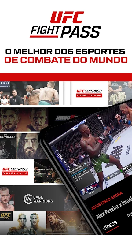 UFC Fight Pass - MMA ao vivo ဖန်သားပြင်ဓာတ်ပုံ 0