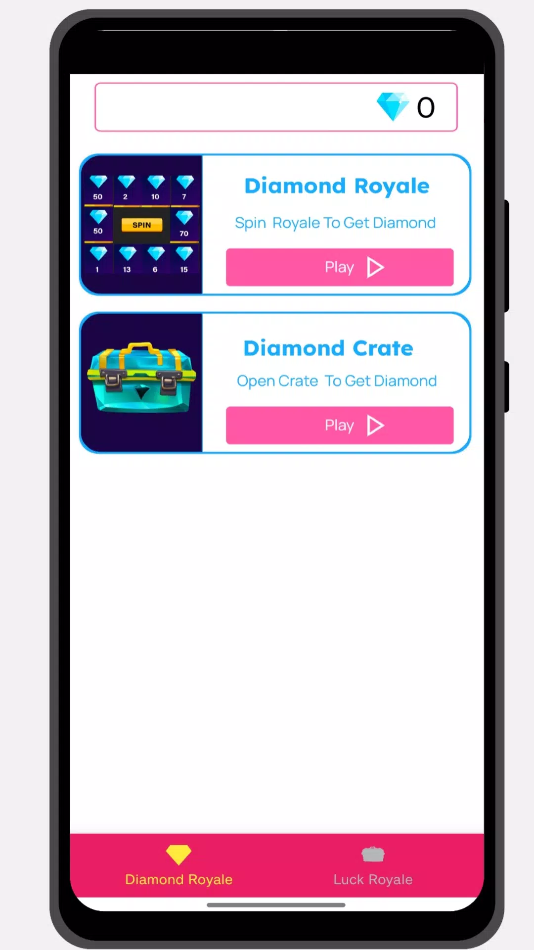 FreeFie Diamond: Luck Royale Ảnh chụp màn hình 0