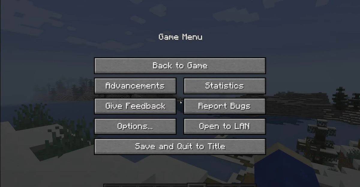 Cách thoát Minecraft