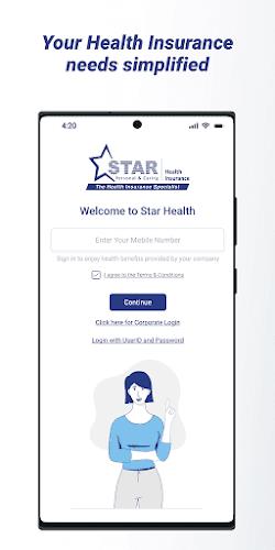 Star Health ဖန်သားပြင်ဓာတ်ပုံ 0