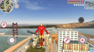 Iron Superhero War - Superhero Games Tangkapan skrin 2