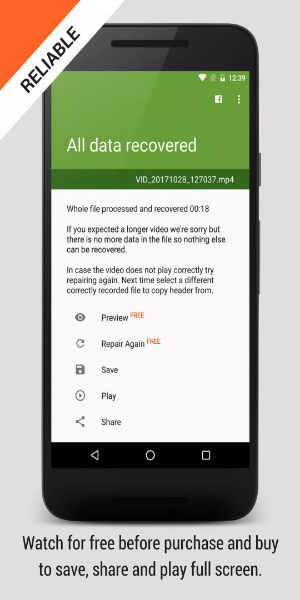 MP4Fix Video Repair Tool Captura de pantalla 2