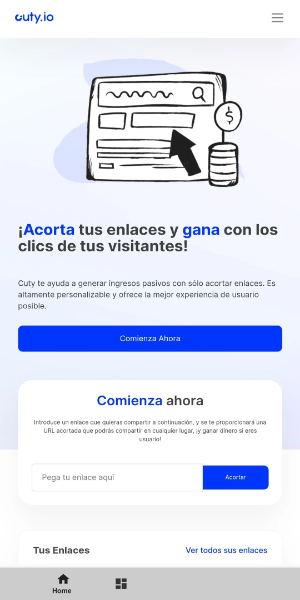 Cuty.io | URL Shortener 스크린샷 0