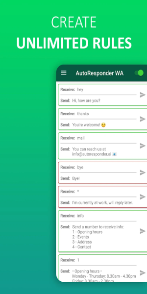 AutoResponder for WhatsApp應用截圖第0張