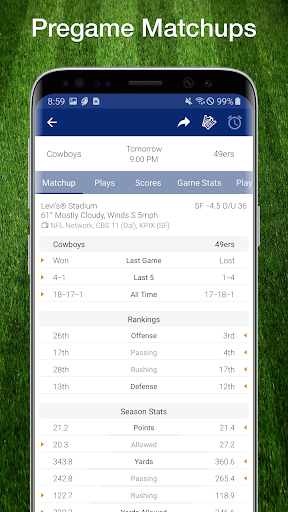 Football NFL 2017 Schedule, Live Scores, & Stats應用截圖第0張