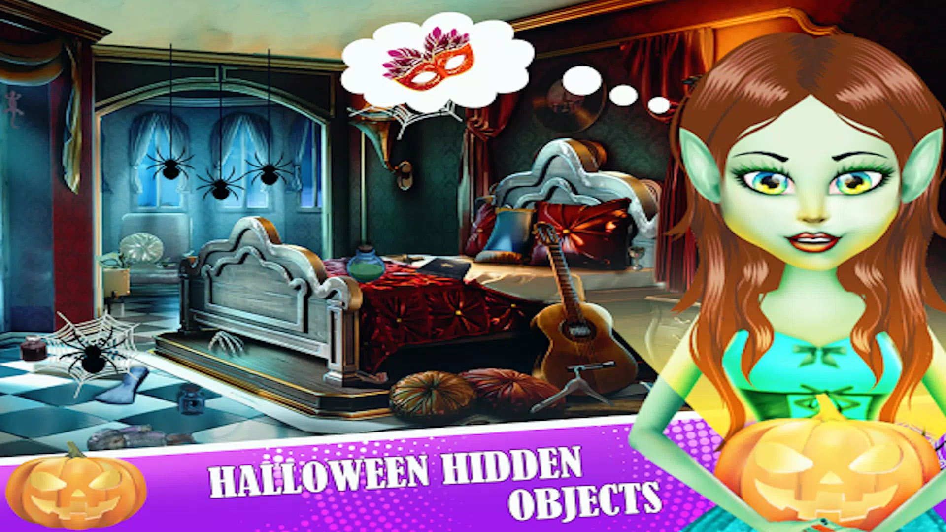 Halloween Hidden Objects 2024 ภาพหน้าจอ 1