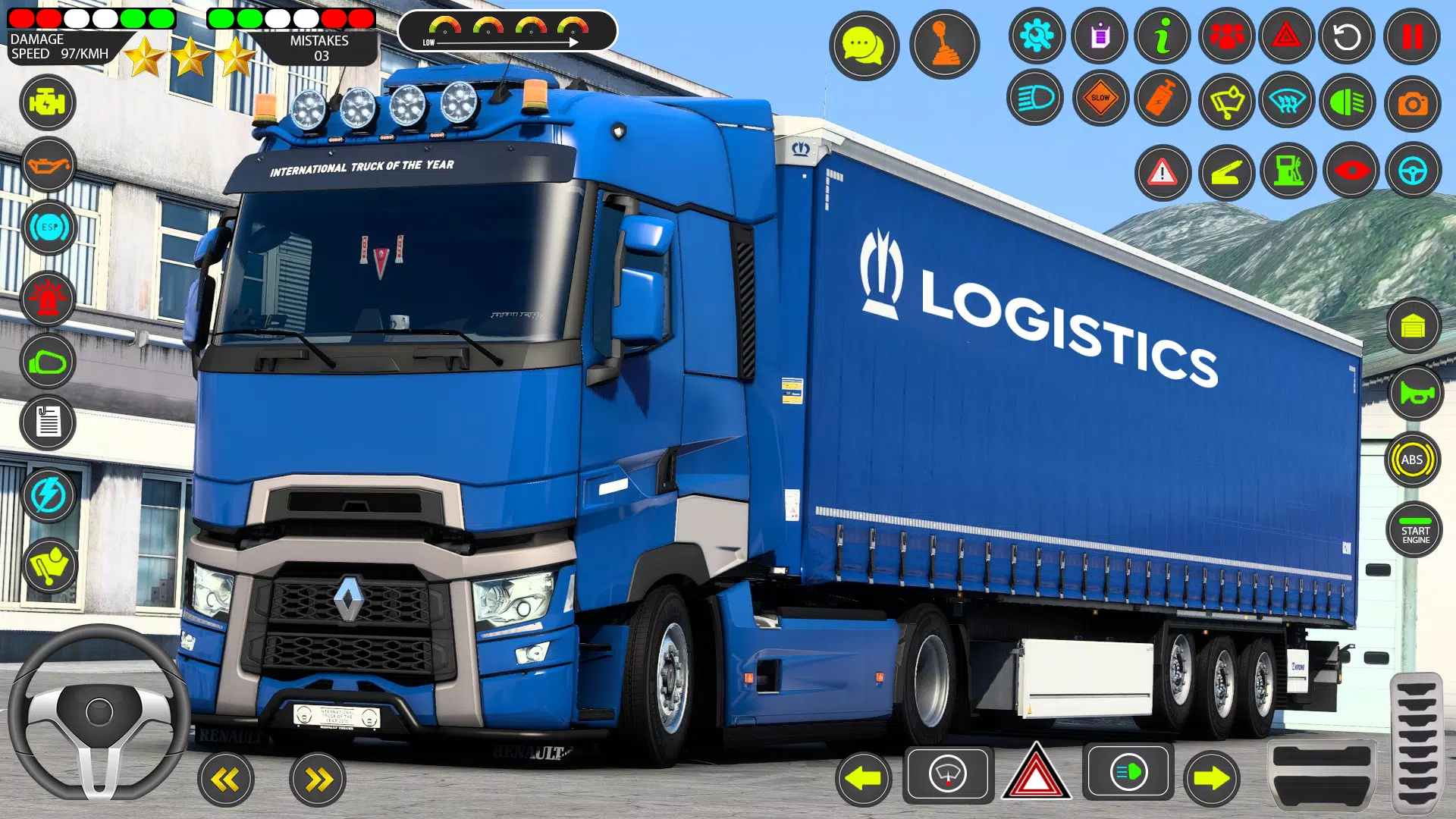 Euro Truck Games Sim 3d Schermafbeelding 2