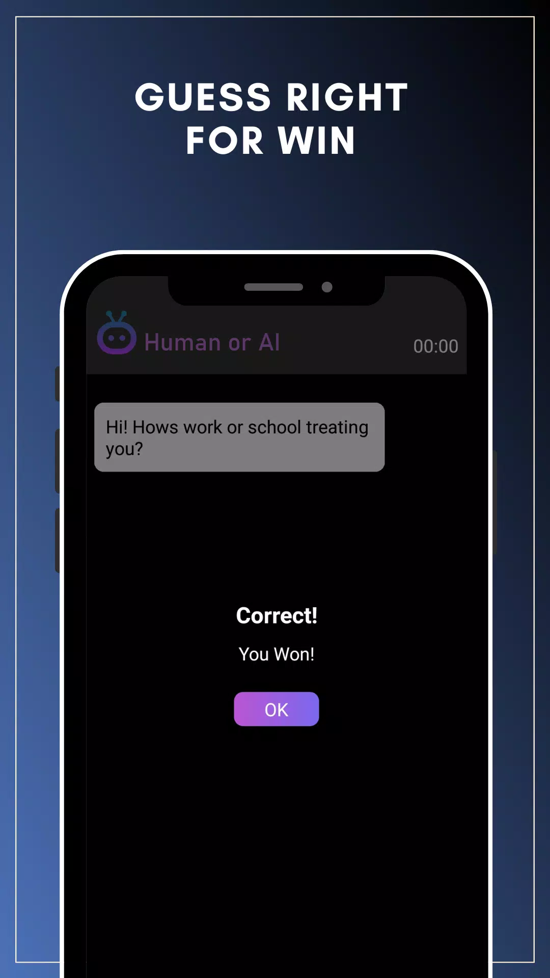 Human or AI Ảnh chụp màn hình 2