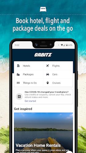 Orbitz Hotels & Flights स्क्रीनशॉट 0