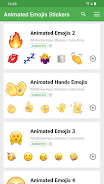 Animated Emojis WAStickerApps Tangkapan skrin 1