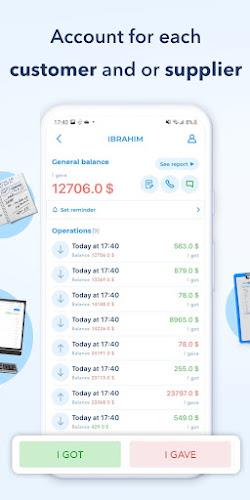 Schermata Konnash :  Bookkeeping App 1