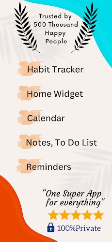 Habit Tracker Planner HabitYou स्क्रीनशॉट 0