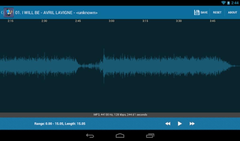 MP3 Ringtone Maker Captura de tela 2