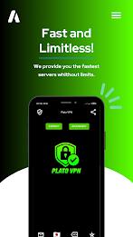 Plato VPN Super Fast Secure Tangkapan skrin 3