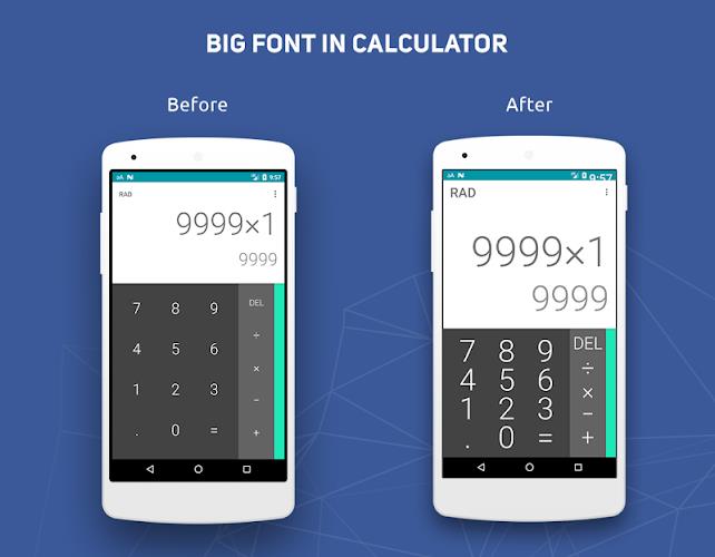 Big Font - Change Font Size & Text Size Tangkapan skrin 3