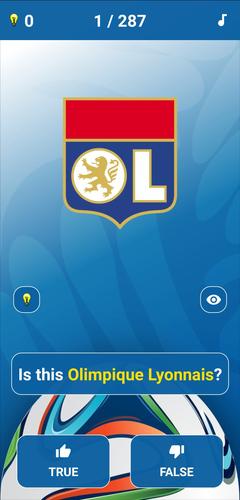 Soccer Quiz: Guess the Logo Screenshot 1