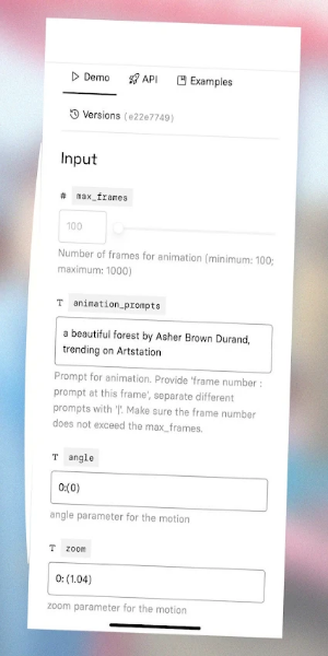 Deforum Stable Diffusion AI Ekran Görüntüsü 1