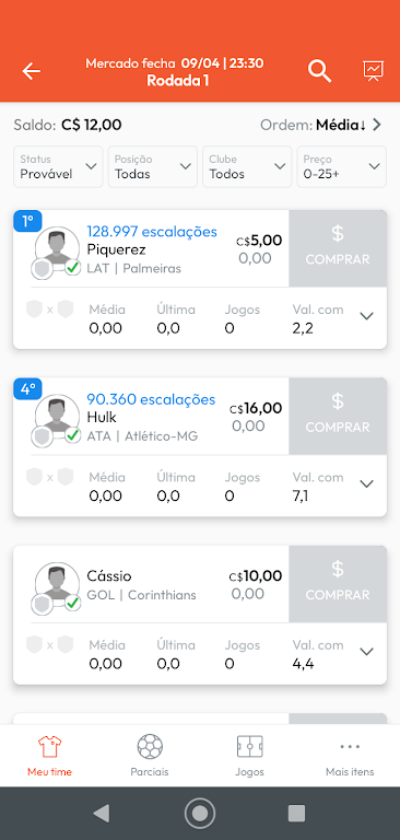 Parciais CFC應用截圖第1張