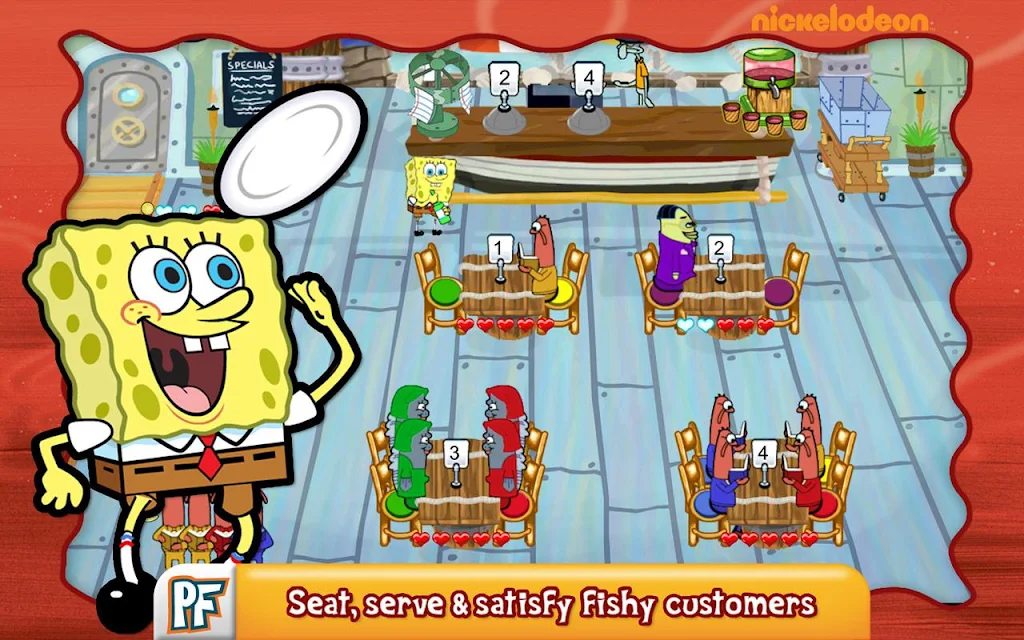 SpongeBob Diner Dash Capture d'écran 2