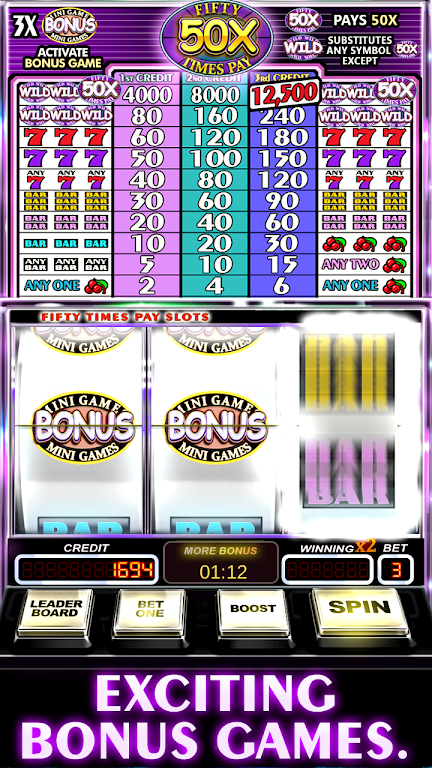 Free Slot Machine 50X Pay 스크린샷 2