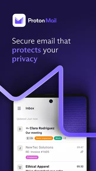 Proton Mail criptografado Captura de tela 0