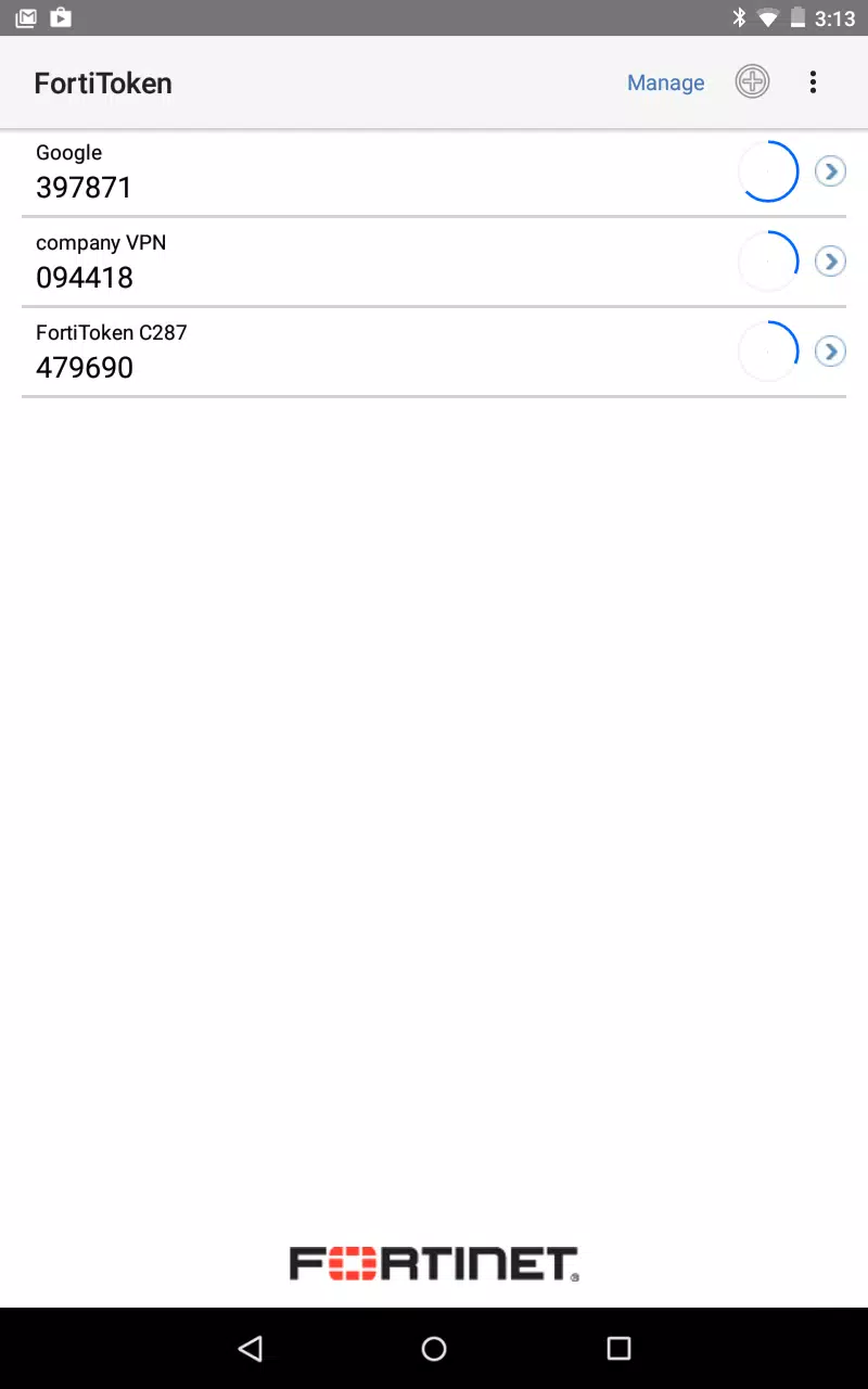FortiToken Mobile應用截圖第2張