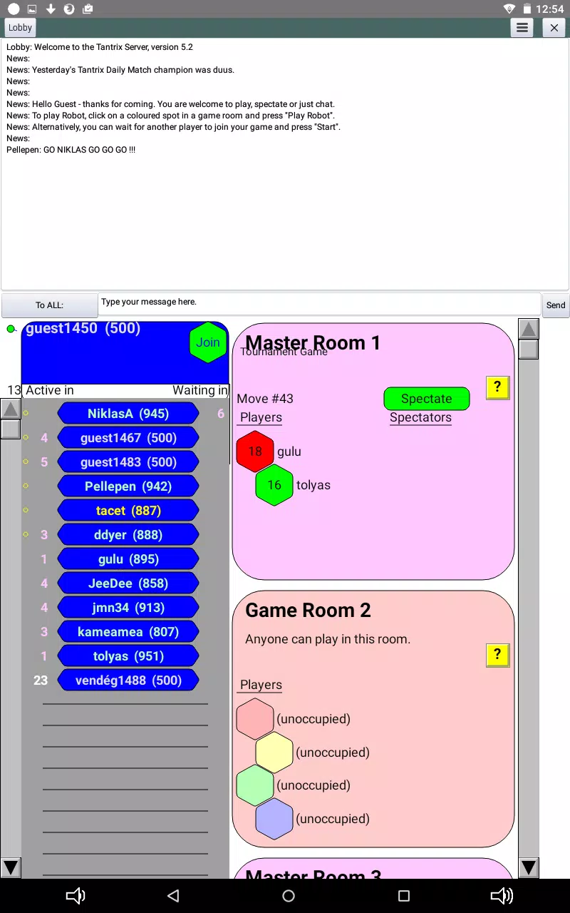 Schermata Tantrix.com 1