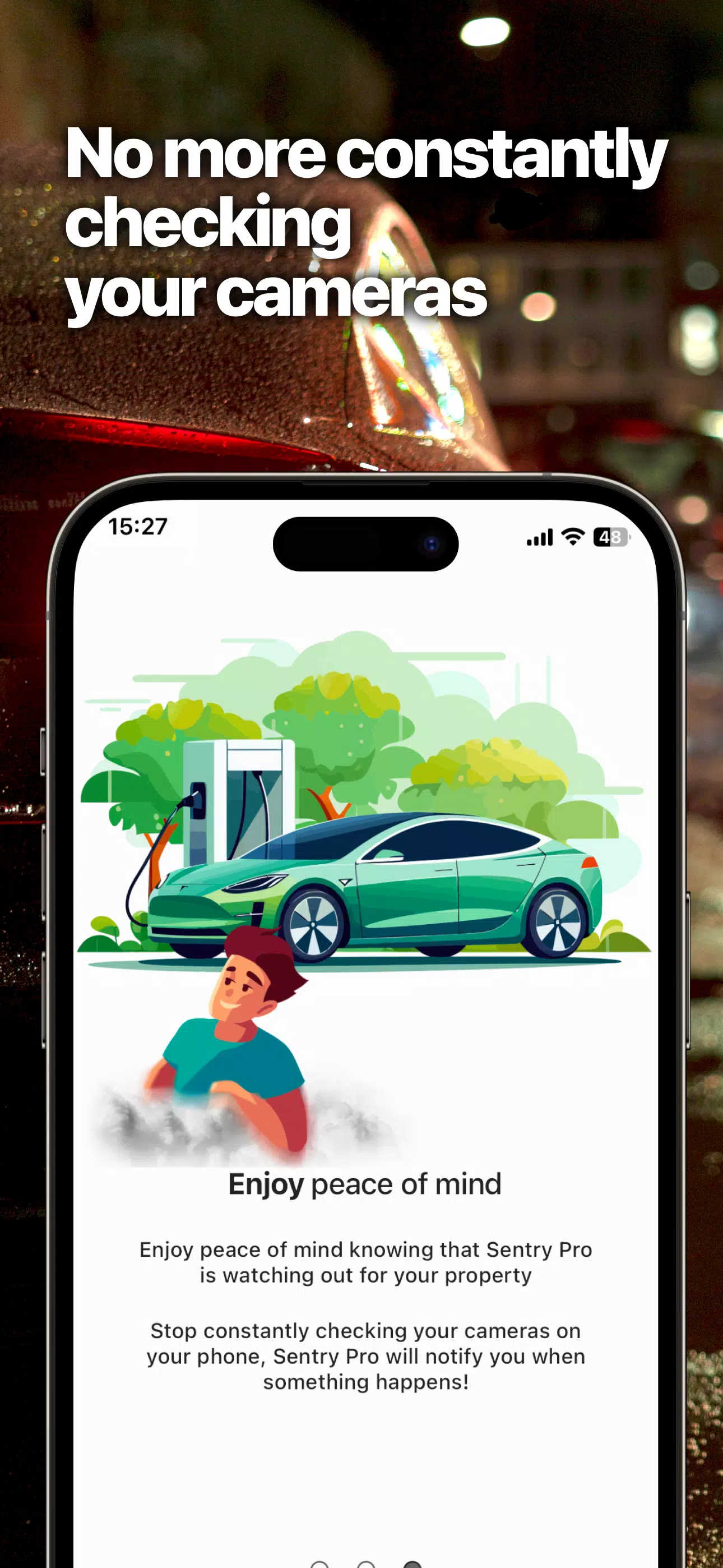 Sentry Pro—Tesla Notifications Ảnh chụp màn hình 3