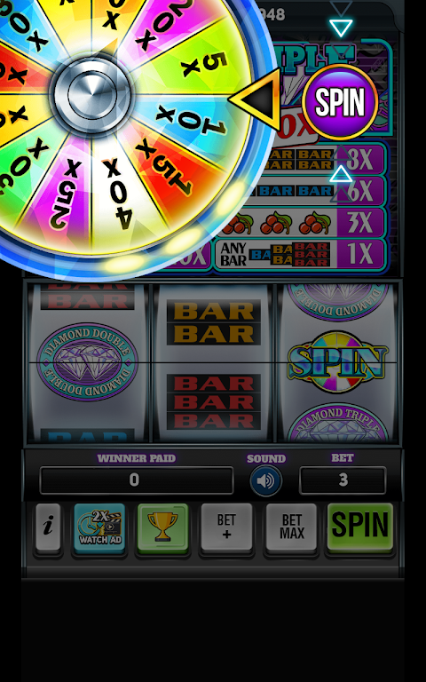 Diamond Deluxe Casino - Free Slot Machines Schermafbeelding 0