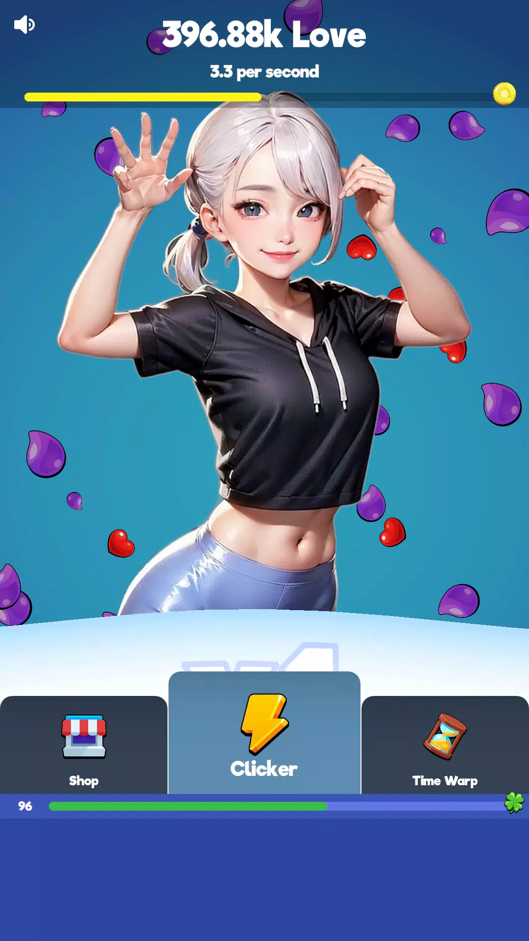 Sexy touch girls: idle clicker Schermafbeelding 1