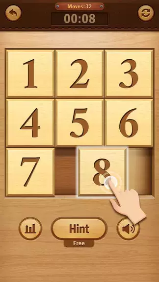 Number Puzzle - Sliding Puzzle ภาพหน้าจอ 0