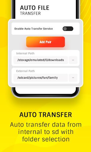 Auto Transfer:Phone To Sd Card स्क्रीनशॉट 2