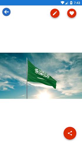 Schermata Saudi Arabia Flag Wallpaper: F 3