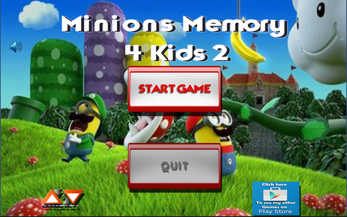 Minions Memory 4 Kids 2 Captura de tela 0