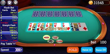 High Card Flush Poker Capture d'écran 0